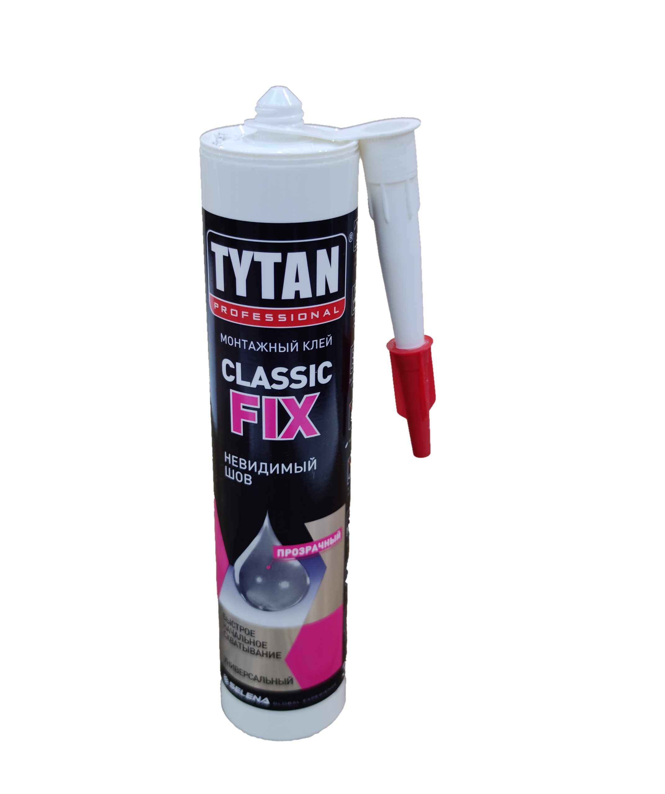 TYTAN PROFESSIONAL CLASSIC FIX клей монтажный каучуковый, прозрачный (310мл)